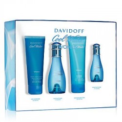 Davidoff Cool Water Set ( Edt 50ml + 75ml Body lotion + 75ml Shower gel + 15ml Edt )